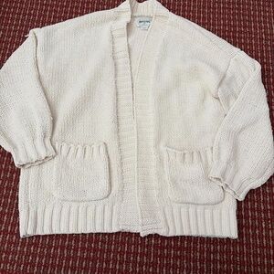American Eagle Women's Cream Cardigan